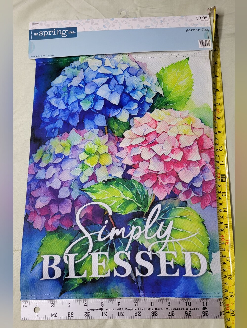 Simply Blessed Garden Flag